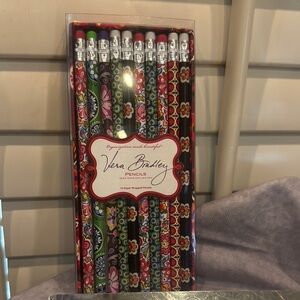 Vera Bradley‎ Colorful Floral Pencil Set- discontinued